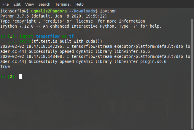 ipython output
