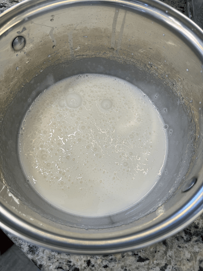 Whisked egg whites