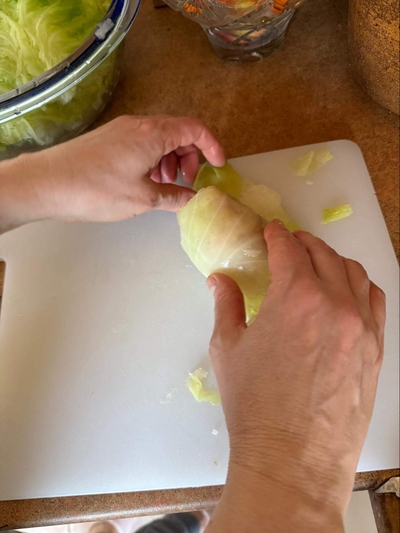 Užbaigti balandėlio sukimą