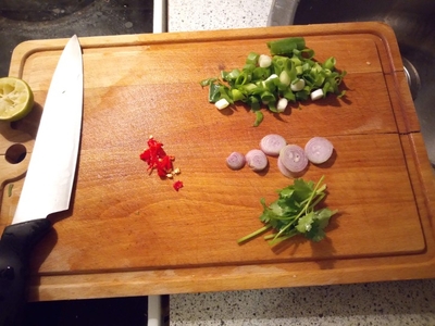 Supjaustyti ingredientai